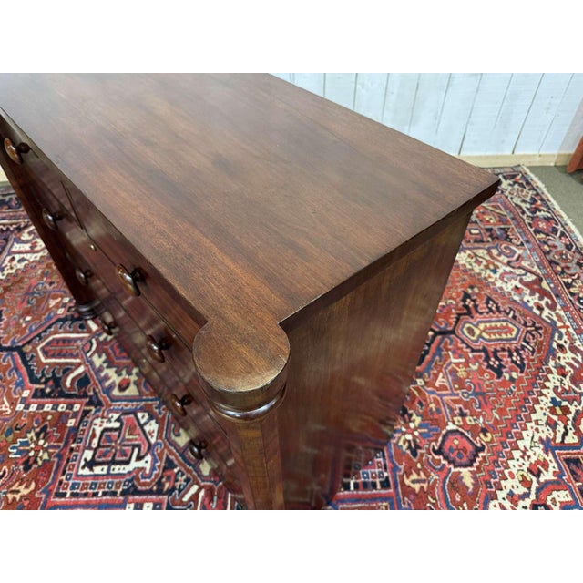 19th Century Victorian Mahogany Chest of Drawers For Sale - Image 18 of 18