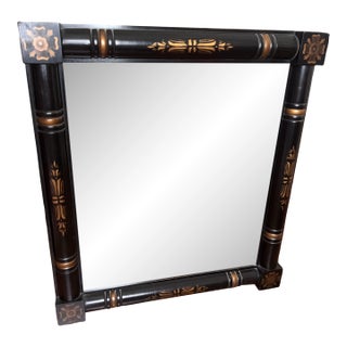 Hitchcock Stenciled Wall Mirror For Sale