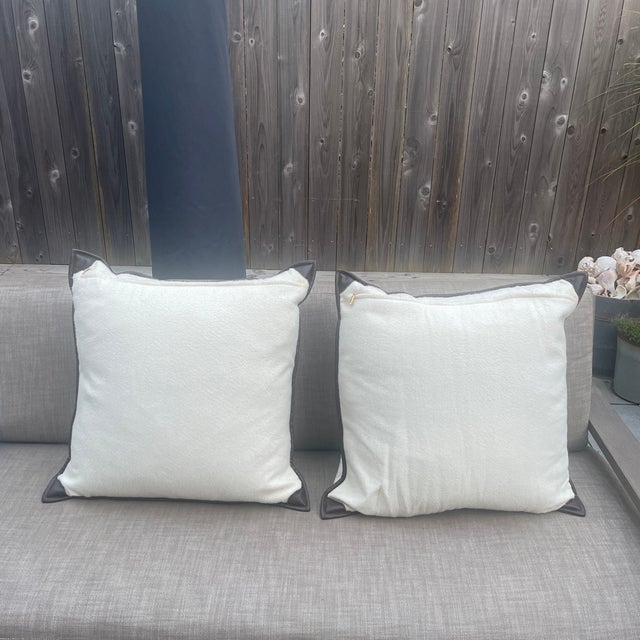 Ralph Lauren Home Atticus Alpaca Pillows — Pair Rare Luxury Design For Sale - Image 12 of 12