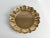 Masterfully crafted hollywood regency / swedish grace round brass tray by firma lars holmström, sweden. The tray has a...