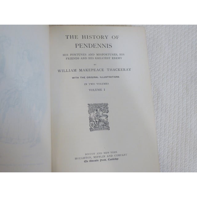 American Antique Leather Works of Thackery - Set 9 For Sale - Image 3 of 3