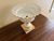 Early 20th Century Antique Reticulated Porcelain Basket Compote With Gold Gilt Details For Sale - Image 5 of 10