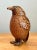 Intricately handwoven by Shanghai Weave with remarkable folk-art craftsmanship, this vintage rattan bird sculpture depicts...