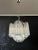 Metal Modern Quadriedri Glass Chandelier, 1980s For Sale - Image 7 of 18