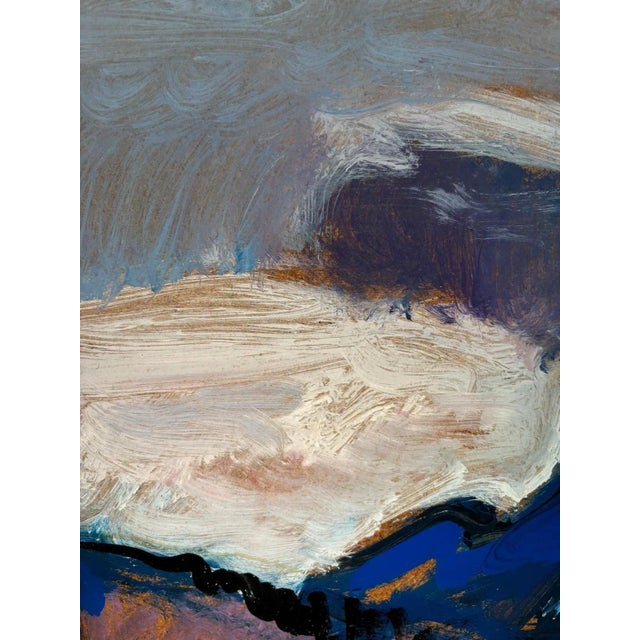 Jean Krillé, Landscape No. 90, Oil on Wood, 1985 For Sale - Image 7 of 10