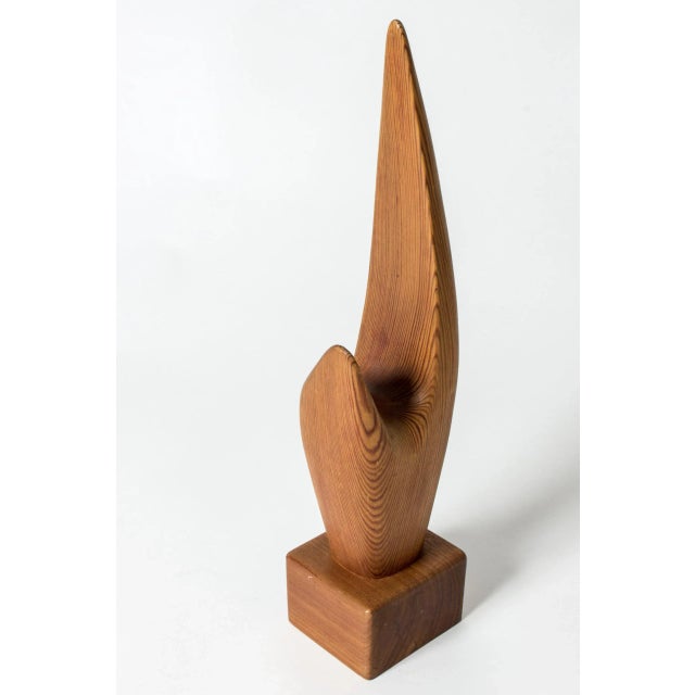 Pine and Teak Sculpture by Johnny Matsson, 1962 For Sale - Image 4 of 8