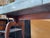 Luxurious Desk With Granite Laminate + Walnut Legs For Sale - Image 10 of 12