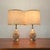 Mid-Century Modern Mid Century Wescal Atomic Ceramic Table Lamps With Original Fiberglass Shades - A Pair For Sale - Image 3 of 15