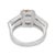 1960s Mid Century Gia 2.89 Carat Diamond Platinum Engagement Ring, Size 6 For Sale In Los Angeles - Image 6 of 8