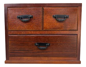 Small Wooden Drawer Cabinet, Japan, 1970s