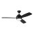Visual Comfort Fan Ikon 52" LED Ceiling Fan in Midnight Black For Sale