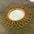 Tan 1960s Vintage Coastal Italian Franco Albini Rattan Sunburst Mirror, Attributed For Sale - Image 8 of 12