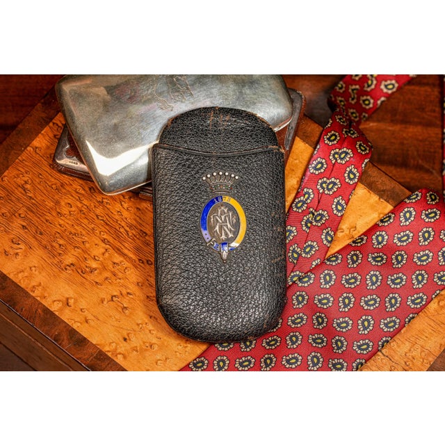 Add a touch of aristocratic elegance to your collection with this remarkable Victorian-era cigar case, a masterful relic...