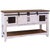 Industrial Greenview Sliding Door Console Table - Distressed White For Sale - Image 3 of 3