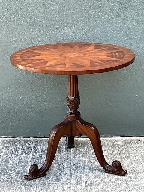 BK501　Maitland Smith 社製　アリゲーター　サイドテーブル MALAQUITA DESK