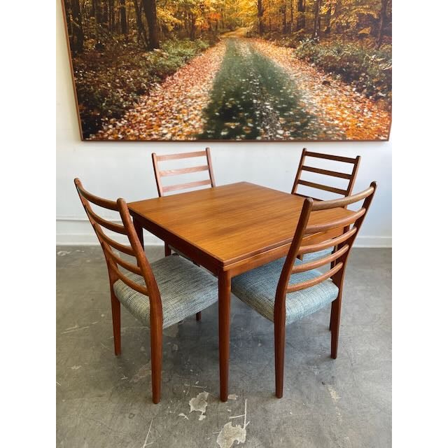 1960s Danish Dining Set by Gp Farum & Svegards - Set of 5 For Sale - Image 9 of 18