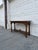 Spanish Revival Vintage Spanish Revival Mediterranean Wood Console Table With Turned Legs and Lower Shelf For Sale - Image 3 of 12