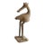 Vintage African Backwards Facing Bird Sculpture For Sale
