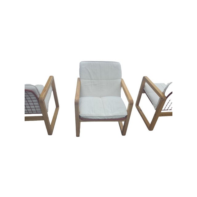 1980s Sälen Lounge Chairs by Knut & Marianne Hagberg for Ikea, 1982, Set of 6 For Sale - Image 5 of 8