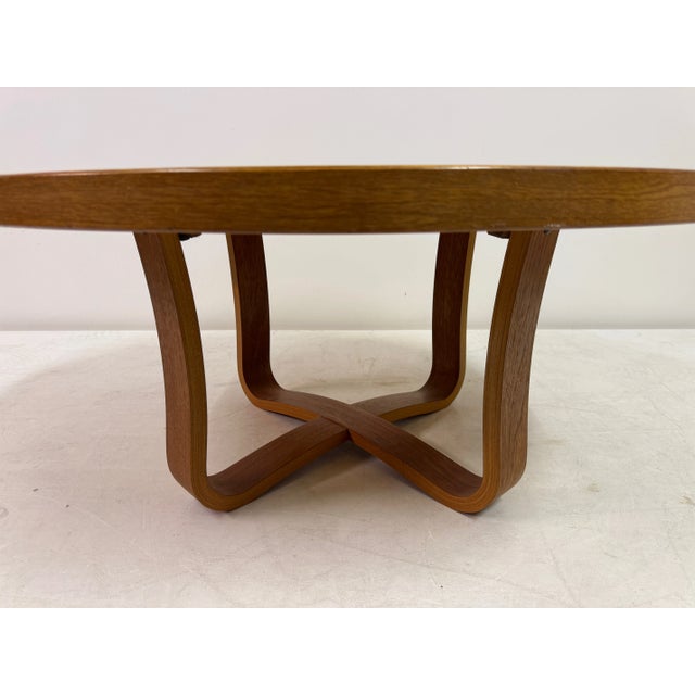 Danish Ceramic Tile-Top Coffee Table, 1980s For Sale - Image 9 of 11