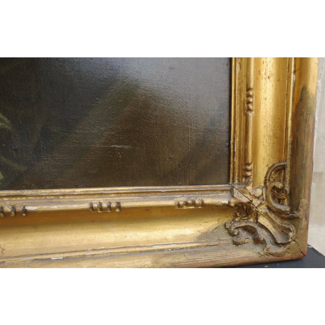 !8th Century Portrait of Noble Lady School Scottish/English Ramsey? For Sale - Image 10 of 15