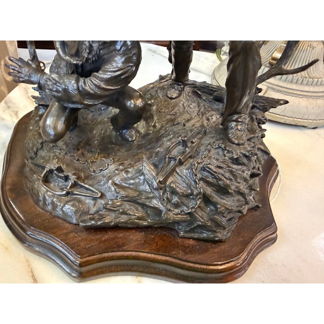 American Douglas Downs "Partners" 1987 Bronze #3/25 8x10 For Sale - Image 3 of 9