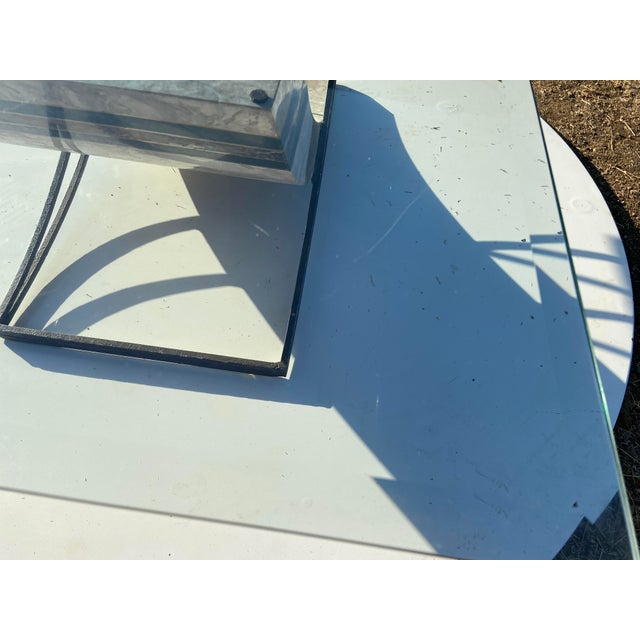 Vintage Postmodern Tessellated Stone & Glass Sculptural Coffee Cocktail Table For Sale - Image 12 of 17