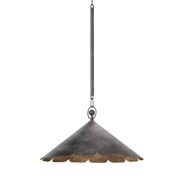 Hudson Valley Lighting Folly Beach 20.75 in. 1 Light Pendant in Verdigris Finish For Sale