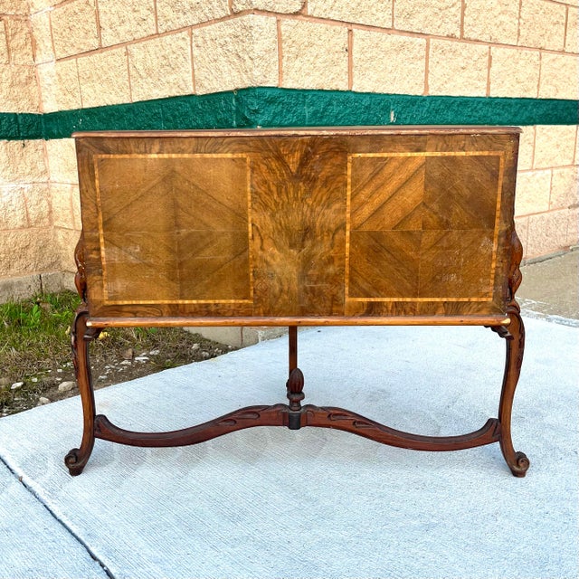 Early 20th Century Unusual Burl Cabinet With Carved Eagles For Sale In Chicago - Image 6 of 9