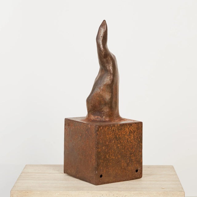 Mid 20th Century Patinated Metal Tendril Sculpture For Sale - Image 5 of 10