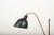 Type K Floor Lamp in Black Cast Metal Base and Lacquered Sheet Metal Shade with Rotary Switch by Christian Dell for Belmag, 1932 For Sale - Image 5 of 13