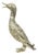 Silver-Colored Duck Sculpture in the style of Mauro Manetti, 1970s For Sale