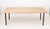 Contemporary Ash Wood Top Dining Table For Sale - Image 4 of 9