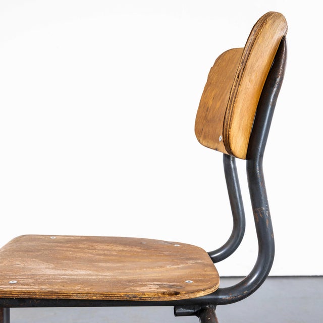 French Stacking Dining Chairs, 1960s, Set of 4 For Sale - Image 12 of 14