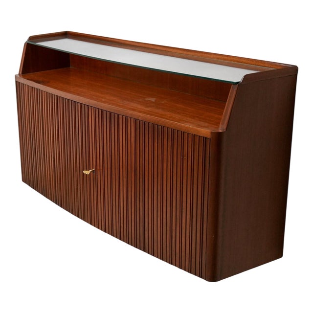 Wall-Mounted Sideboard attributed to Paolo Buffa for Serafino Arrighi, Italy, 1950s For Sale