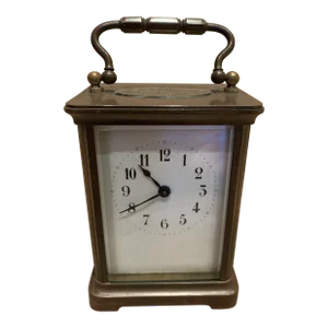 Vintage Early 20th Century Brass Carriage Clock