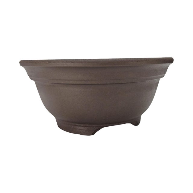 Japanese Tokoname Style Bonsai Pot With Taiyo Kiln Mark 9.5" For Sale In San Francisco - Image 6 of 11