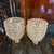 Brass Two 1990 Barovier Style Mid-Century Modern Brass and Rostrato Glass Wall Sconces 8 For Sale - Image 8 of 11