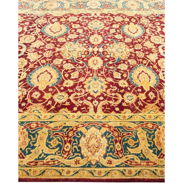 Solo Rugs Mogul, One-of-a-Kind Hand-Knotted Area Rug - Red, 6' 1" x 8' 5" For Sale - Image 4 of 8