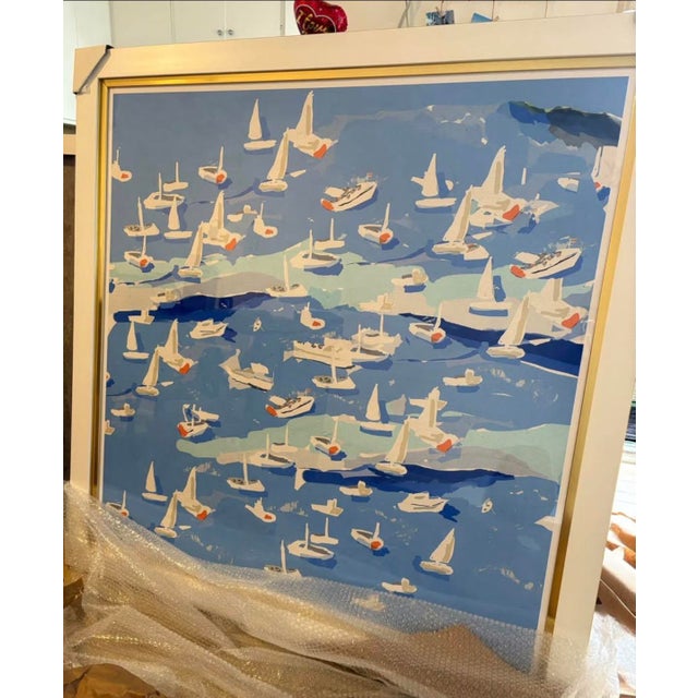 Dana Gibson Island Hopping II by Dana Gibson, Framed Art Print For Sale - Image 4 of 5