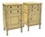Vintage French Provincial Carved Nightstands With Locking Commode Cabinets by Agr Paris, Pair For Sale