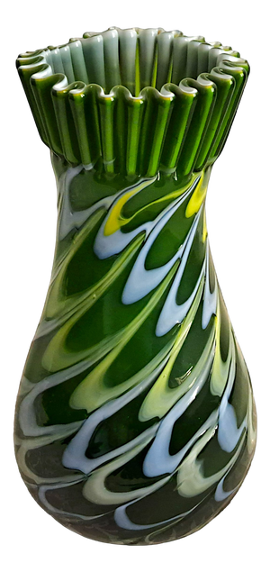 Phoenician Vase in Murano Glass from Manifattura Di Murano, 1950s