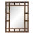 Hollywood Regency Faux Bamboo Carved Wall Mirror With Tortoise Shell Finish/Sold For Sale
