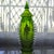 Emerald Mary Gregory Victorian Emerald Green Glass Lidded Jar – Ribbed Optic With Applied Rigaree Decoration, 1890s For Sale - Image 8 of 9