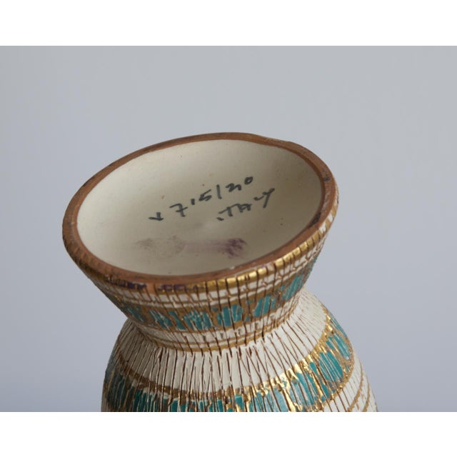 Mid-Century Modern Bitossi "Seta" Vase by Aldo Londi, Mid-Century For Sale - Image 3 of 4
