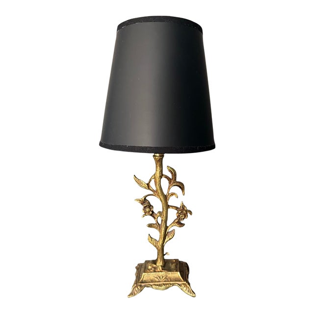 Mid 20th Century French Brass Tree Desk Lamp For Sale