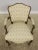 1990s Gold French Louis XV Style Open Arm Upholstered Chair For Sale - Image 5 of 13
