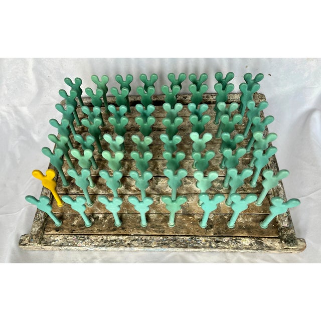 Wood Mid 20th Century Vintage Industrial Mickey Mouse Balloon Mold Wall Art For Sale - Image 7 of 13