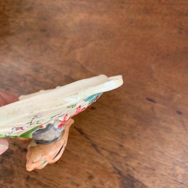 Japanese Satsuma Shell Form Lidded Box For Sale - Image 9 of 10