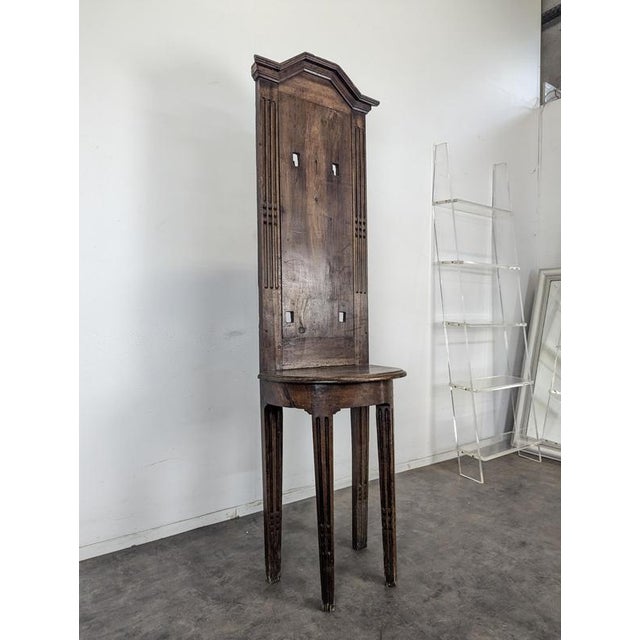 Louis XVI Style Walnut Fountain Stand For Sale - Image 4 of 8